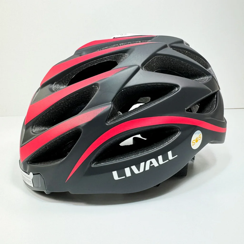 Захисний шолом Livall BH62 NEO (L) Black&Red (55-61см), акустика, мікрофон, сигнали поворотів та стопів, додаток, пульт BR80, Bluetooth (LIV-TBH62N-1041)