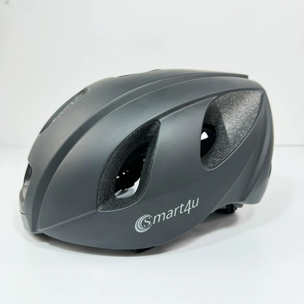 Захисний шолом Smart4u R55 (M) Black (55-59см), акустика, мікрофон, сигнали поворотів та стопів, додаток, пульт BR80 (ZHLIV-000R55-5240)