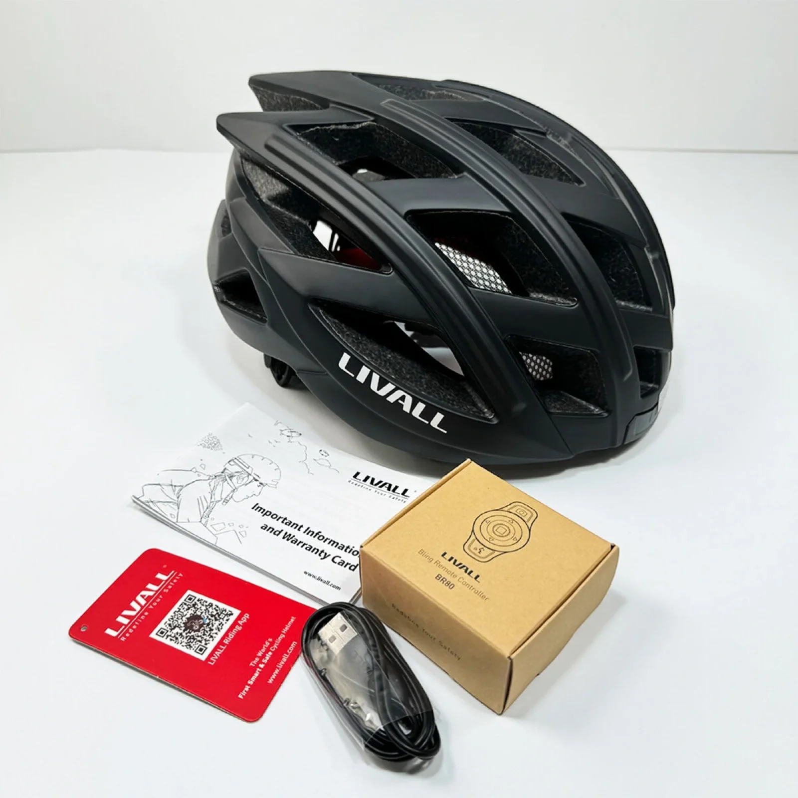 Захисний шолом Livall BH60SE NEO (L) Black (55-61см), акустика, мікрофон, сигнали поворотів та стопів, додаток, пульт BR80, Bluetooth (LIV-T60SEN-5012)