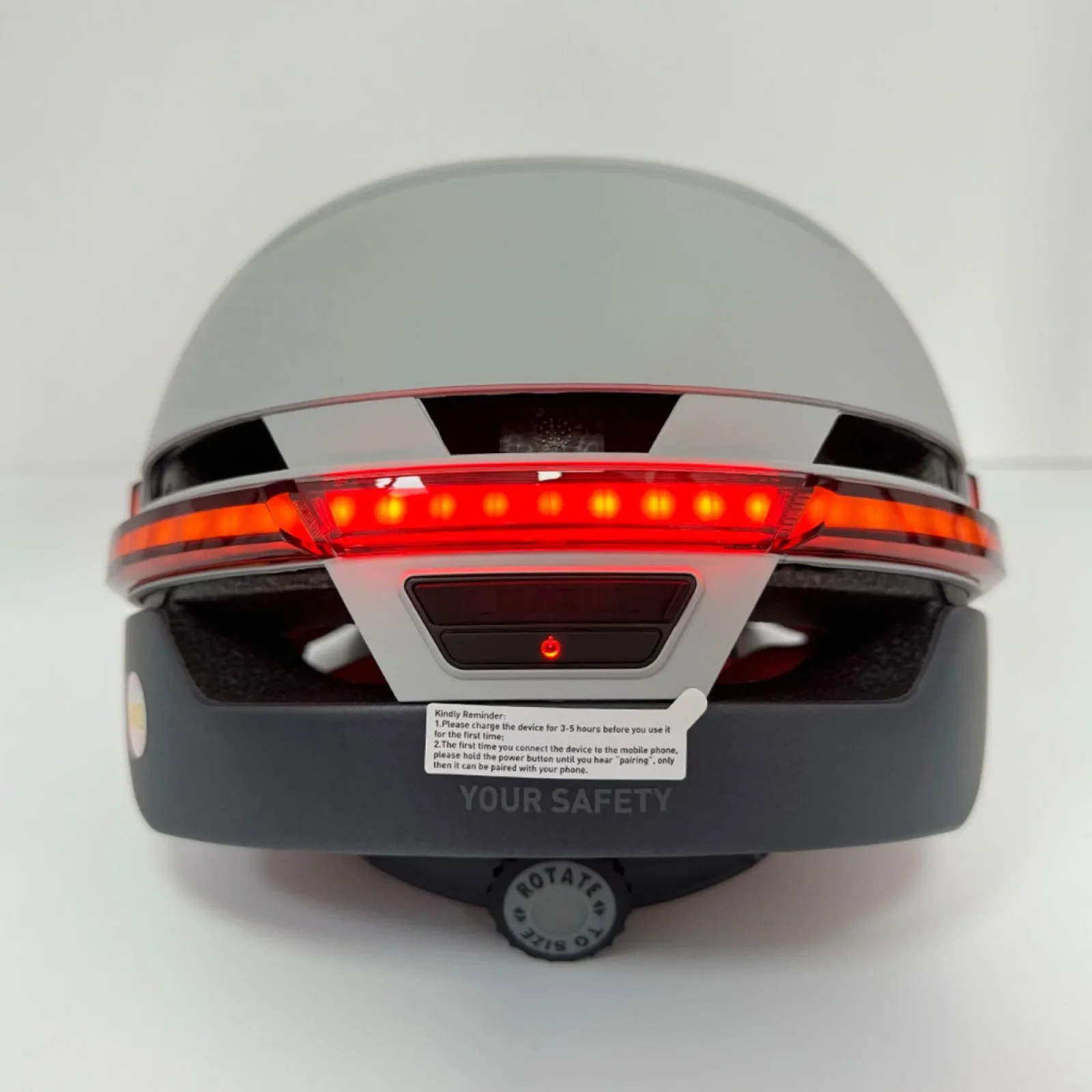 Захисний шолом Livall BH51M NSO (L) Sandstone Grey (57-61см), акустика JBL, мікрофон, сигнали поворотів та стопів, додаток, пульт BR80, застібка, BT (LIV-JB51MN-4312)