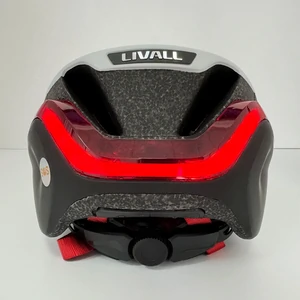 Захисний шолом Livall EVO21 (L) Snow (58-62см), передній та задній ліхтар поворотів та стопів, додаток, Bluetooth, пульт BR80 (LIV-LEVO21-4342)