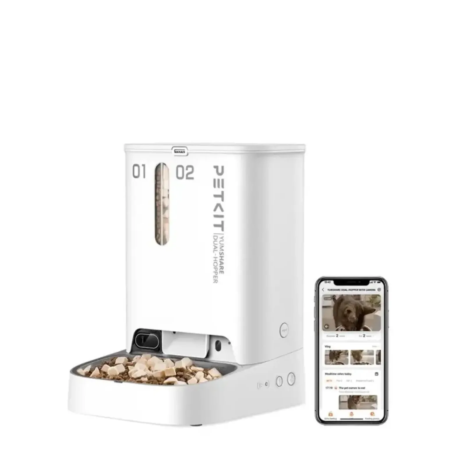 Смарт годівниця PETKIT Yumshare Dual-Hopper with Camera (P591)