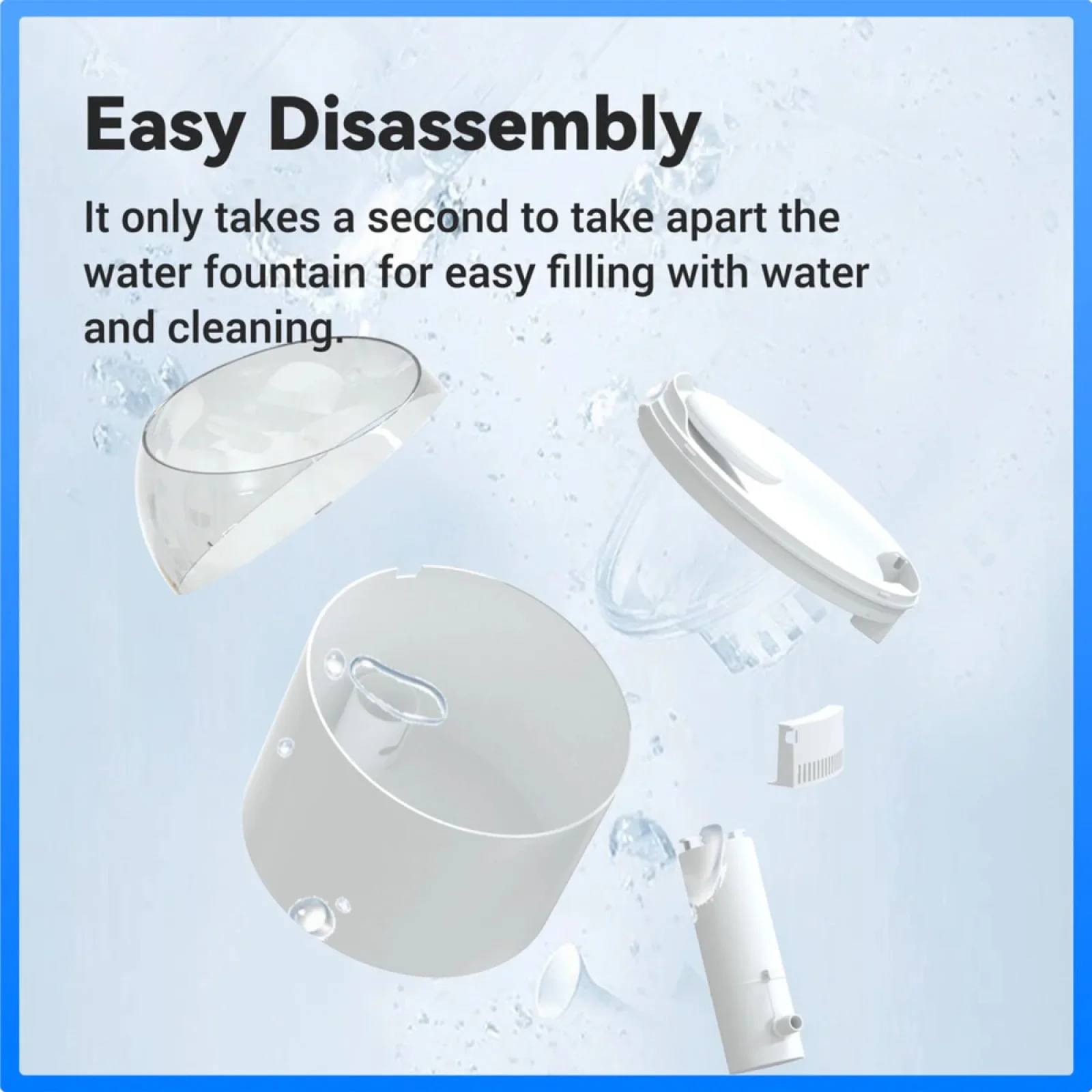 Поїлка CATLINK Wireless Pump & Ultra-Filtration Water Fountain - PURE 2 (6972884750736)