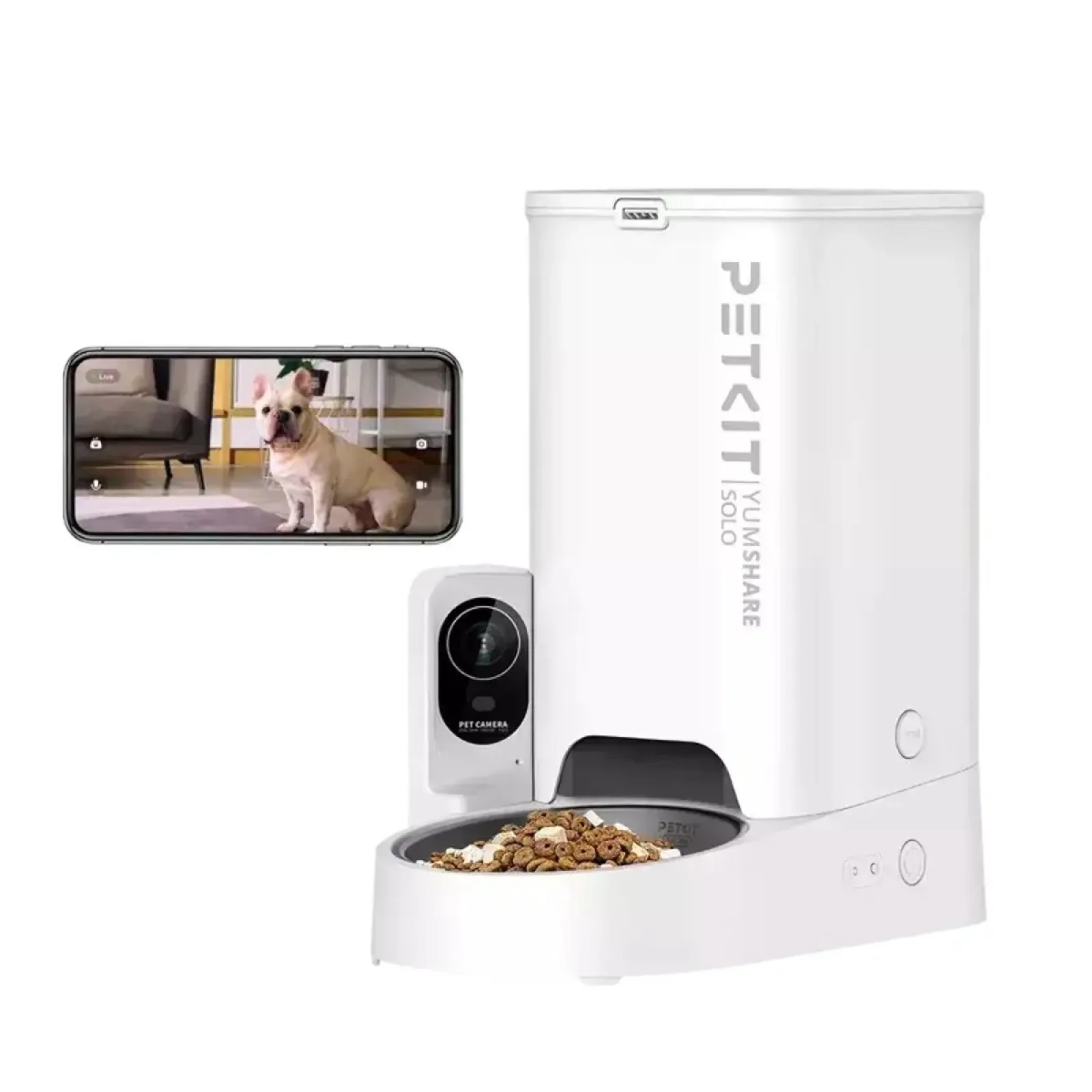 Смарт годівниця PETKIT - Yumshare Solo With Camera Smart Pet Feeder, 3 л (P571)