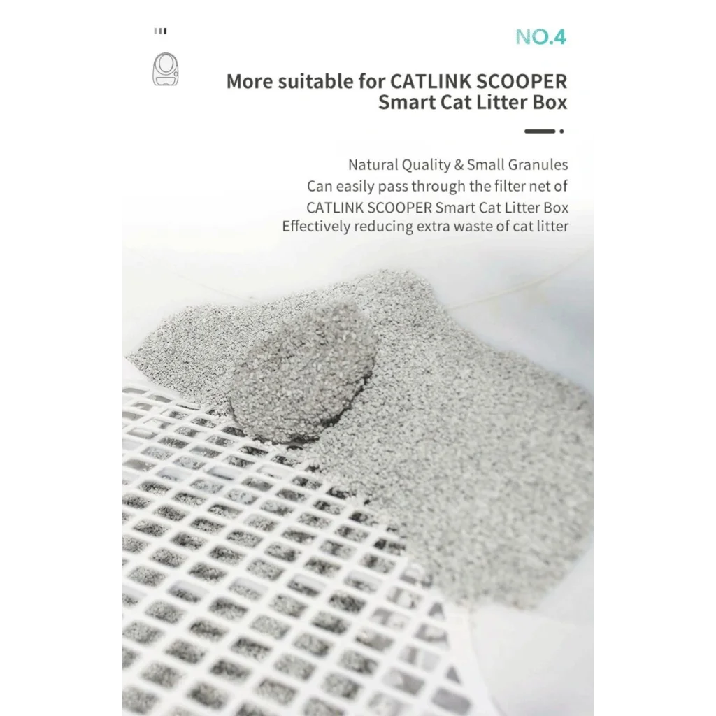 Бентонітовий наповнювач для котячих туалетів CATLINK Mars 2.0*4 пакети (6972884750477)