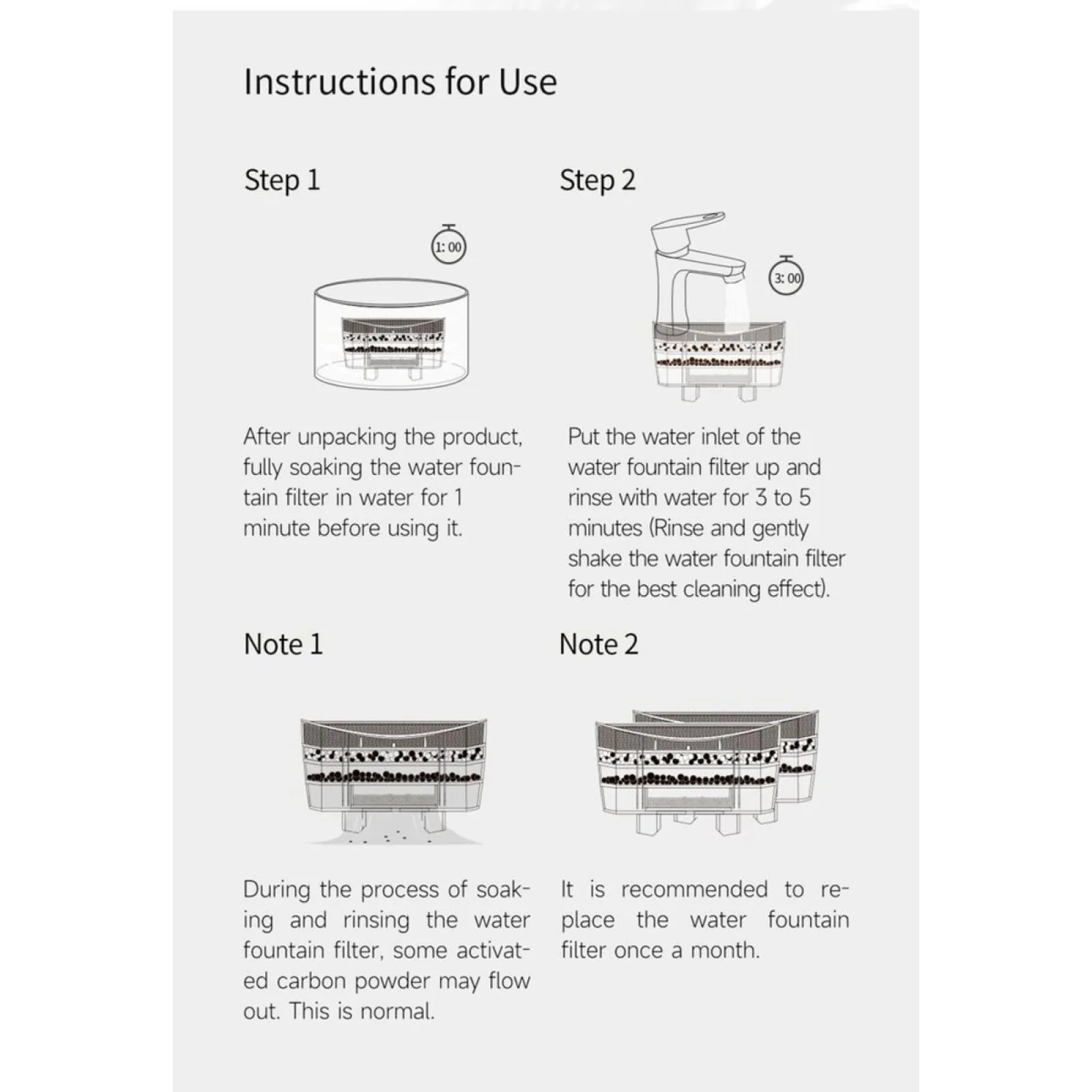 Фільтр CATLINK PURE Water Fountain - 5 шт (6972884750422)