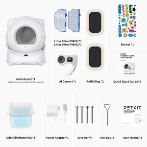 Смарт автоматичний лоток PETKIT Purobot Ultra with Camera (P9903)