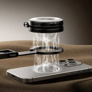 Тримач телефона Ulanzi MA60 Foldable Magnetic Phone Tripod (Silver) (S035)