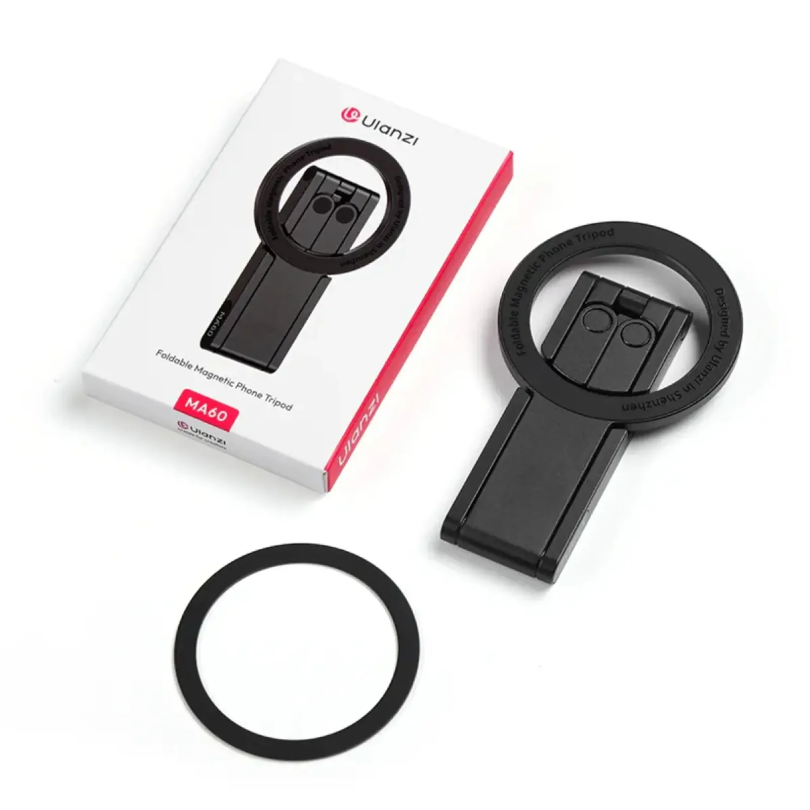 Тримач телефона Ulanzi MA60 Foldable Magnetic Phone Tripod (Purple) (S037)