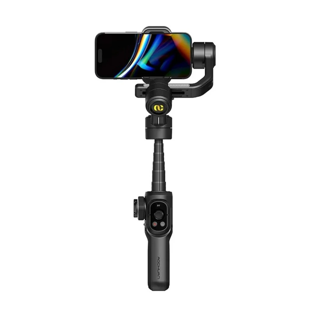 Триосьовий стабілізатор AOCHUAN Professional Gimbal Stabilizer for Smartphone SMART S2 Чорний (AOCHUAN-SMARTS2-B) UA