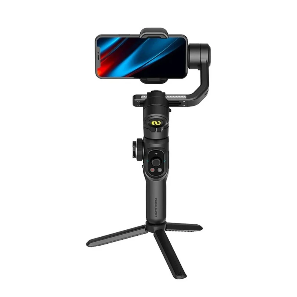 Триосьовий стабілізатор AOCHUAN Professional Gimbal Stabilizer for Smartphone SMART S2 Чорний (AOCHUAN-SMARTS2-B) UA