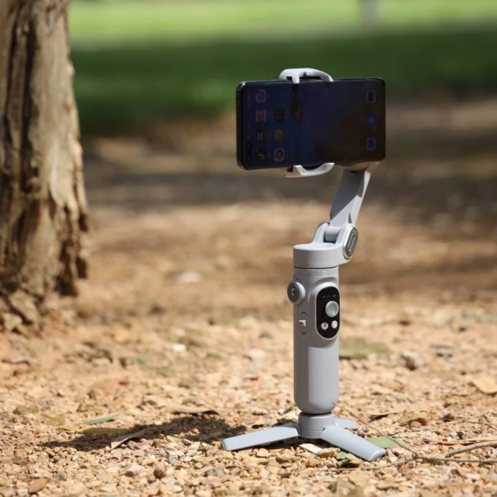 Триосьовий стабілізатор AOCHUAN Professional Gimbal Stabilizer for Smartphone SMART X Сірий (AOCHUAN-SMARTX-G) UA