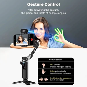 Триосьовий стабілізатор AOCHUAN Professional Gimbal Stabilizer for Smartphone SMART X Pro AI Black (AOCHUAN-SMARTXPROAI-B) UA