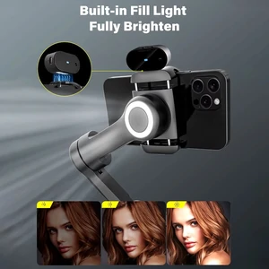 Триосьовий стабілізатор AOCHUAN Professional Gimbal Stabilizer for Smartphone SMART X Pro AI Black (AOCHUAN-SMARTXPROAI-B) UA