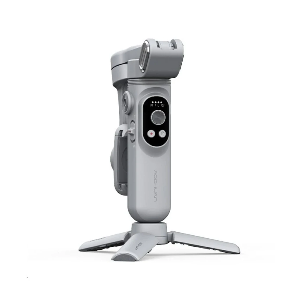 Триосьовий стабілізатор AOCHUAN Professional Gimbal Stabilizer for Smartphone SMART X Сірий (AOCHUAN-SMARTX-G) UA