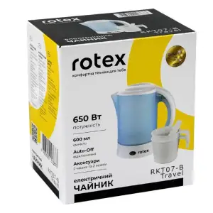 Електрочайник Rotex RKT07-B Travel UA