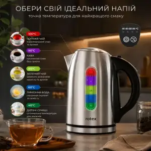 Електрочайник Rotex RKT78-S Smart UA
