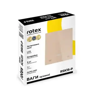Весы кухонные Rotex RSK15-P UA