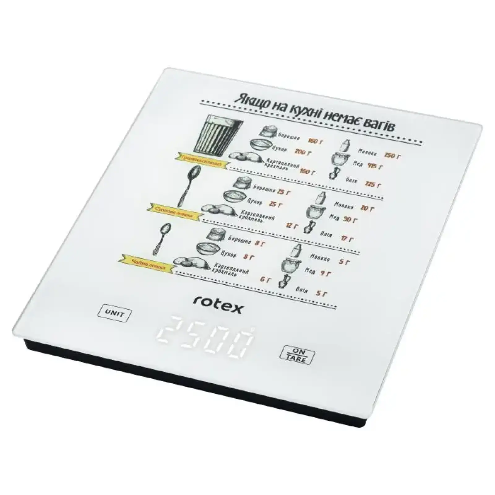 Весы кухонные Rotex RSK15-W UA