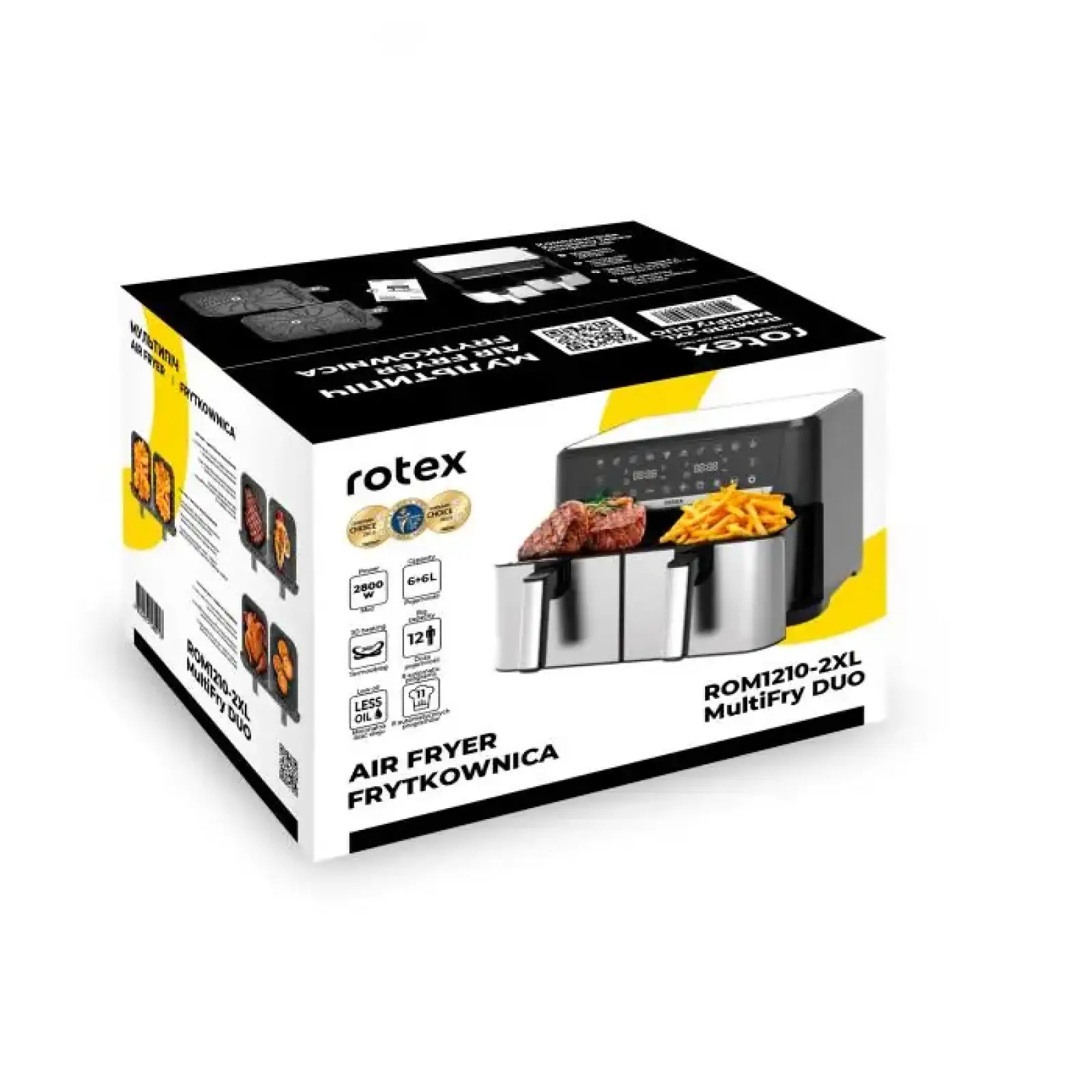 Мультипіч Rotex ROM1210-2XL MultiFry DUO UA