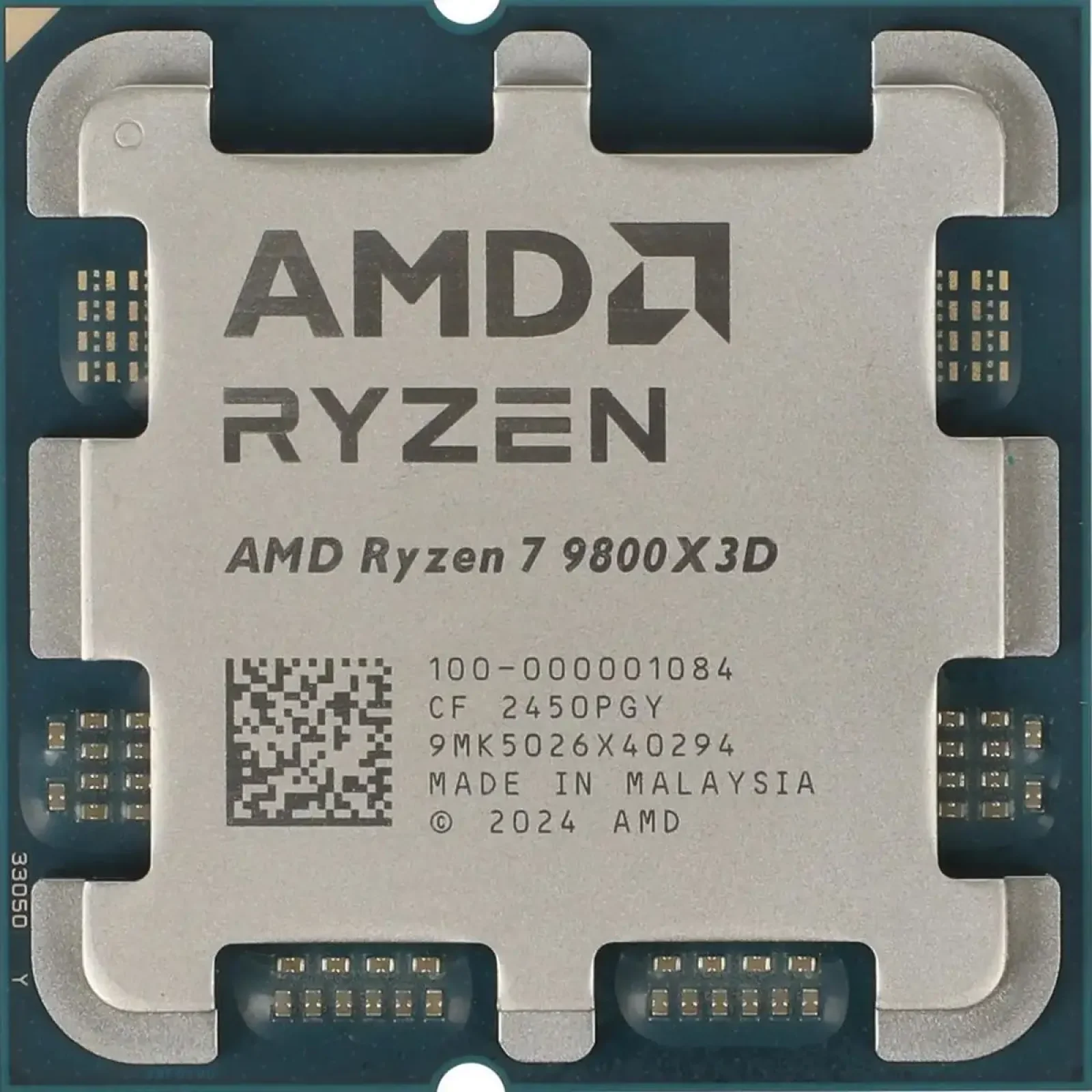 Процессор AMD Ryzen 7 9800X3D (4.7GHz 96MB 120W AM5) Tray (100-000001084) UA