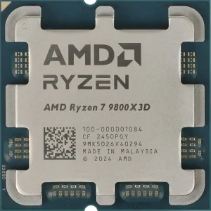 Процессор AMD Ryzen 7 9800X3D (4.7GHz 96MB 120W AM5) Tray (100-000001084) UA