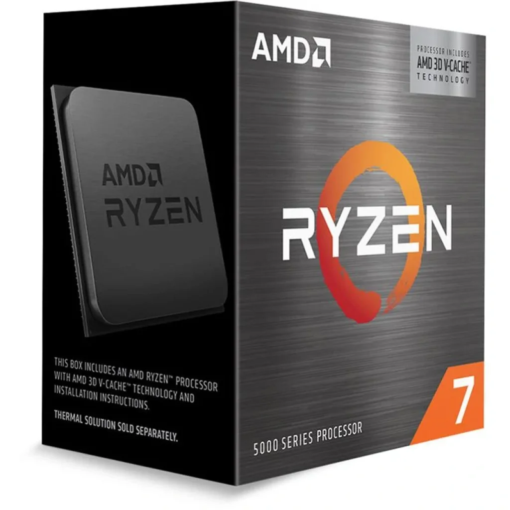 Процессор AMD Ryzen 7 5700X3D (3.0GHz 96MB 105W AM4) Box (100-100001503WOF) UA