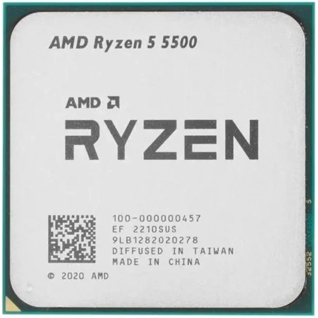 Процесор AMD Ryzen 5 5500 (3.6GHz 16MB 65W AM4) Tray (100-000000457) UA