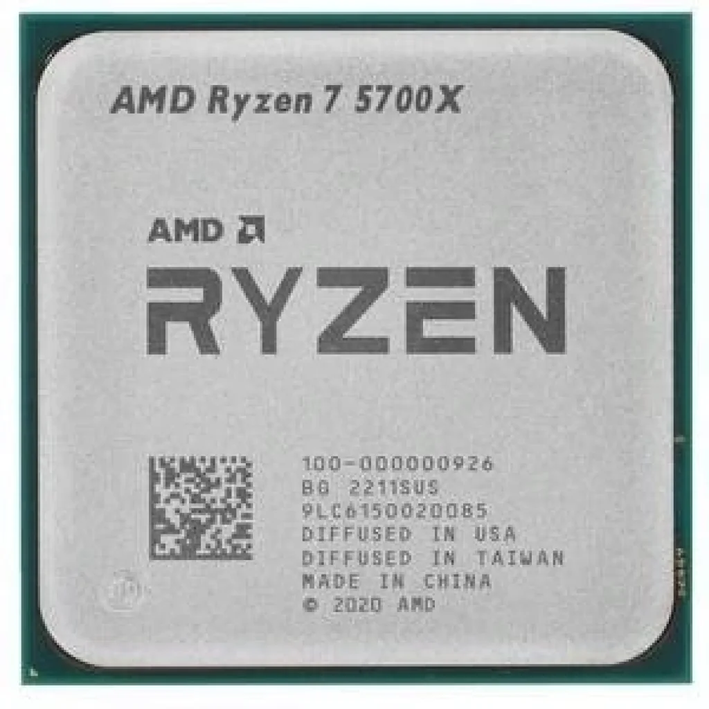 Процессор AMD Ryzen 7 5700X (3.4GHz 32MB 65W AM4) Tray (100-000000926) UA