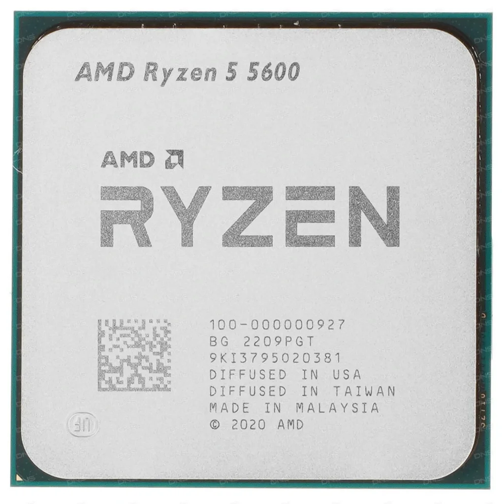 Процессор AMD Ryzen 5 5600 (3.5GHz 32MB 65W AM4) Tray (100-000000927) UA