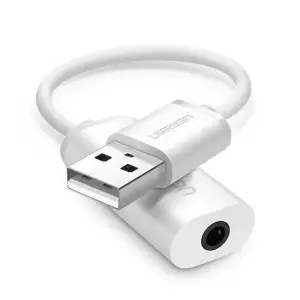 Звукова карта Ugreen US206 White (30712) UA