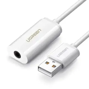 Звукова карта Ugreen US206 White (30712) UA