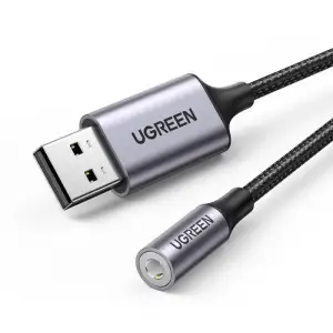 Звукова карта Ugreen CM477 Gray (30757) UA