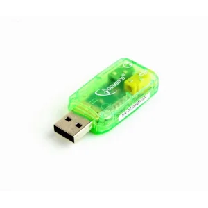 Звуковая карта Gembird SC-USB-01 Green UA