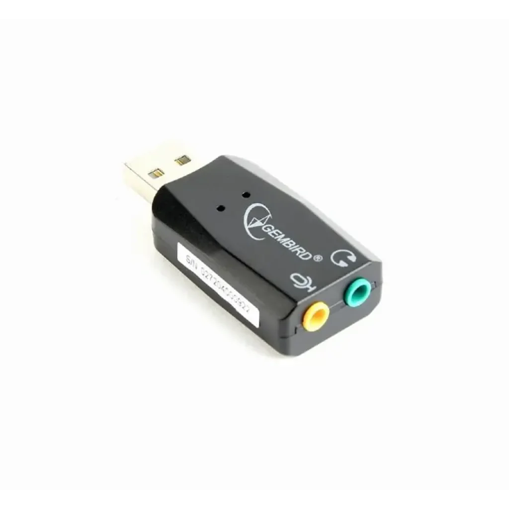 Звукова карта Gembird SC-USB2.0-01 Black UA