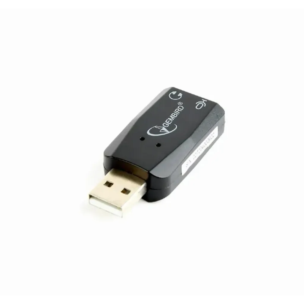 Звукова карта Gembird SC-USB2.0-01 Black UA