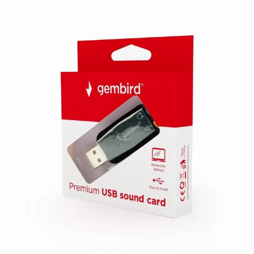 Звукова карта Gembird SC-USB2.0-01 Black UA