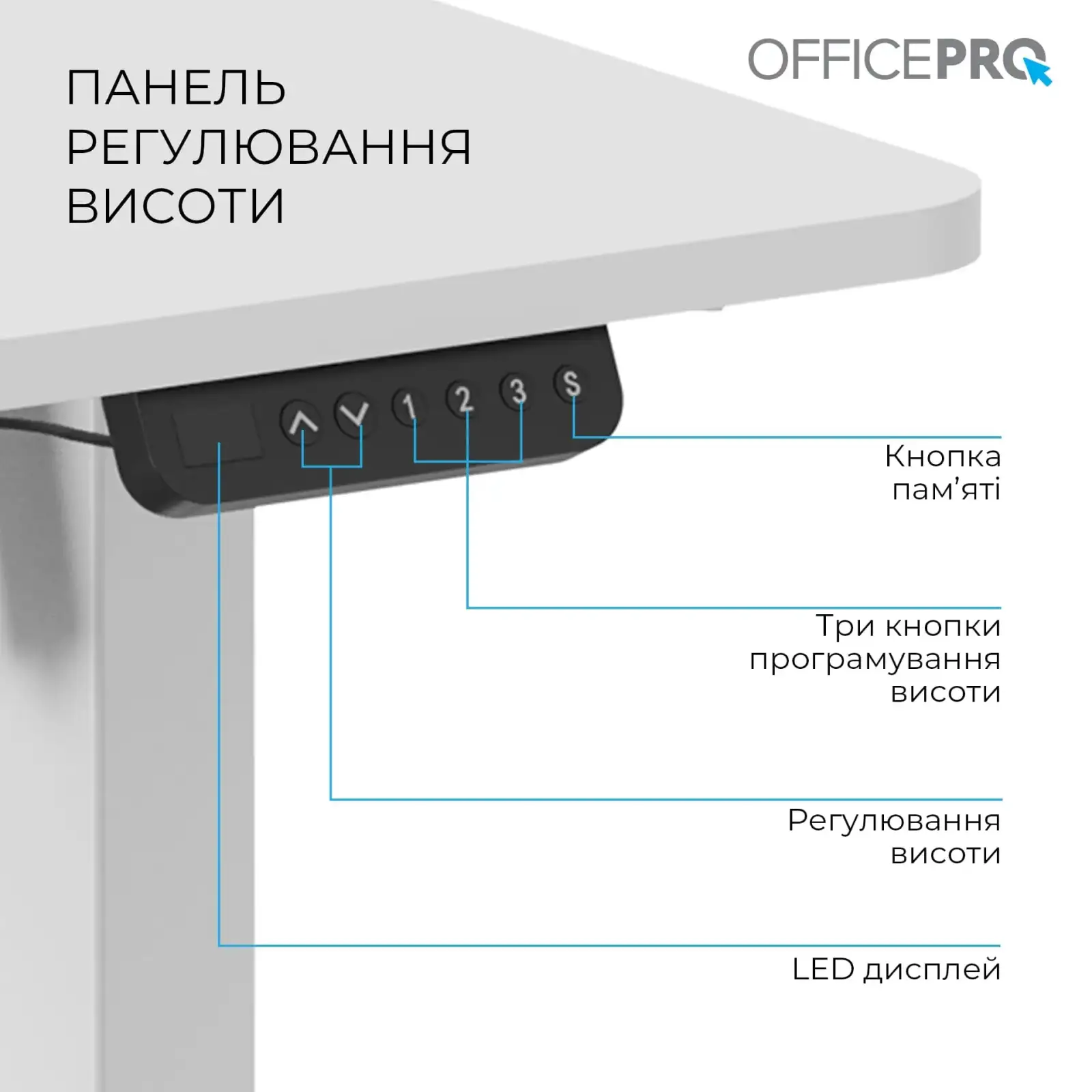 Компьютерный стол OfficePro ODE1670W UA