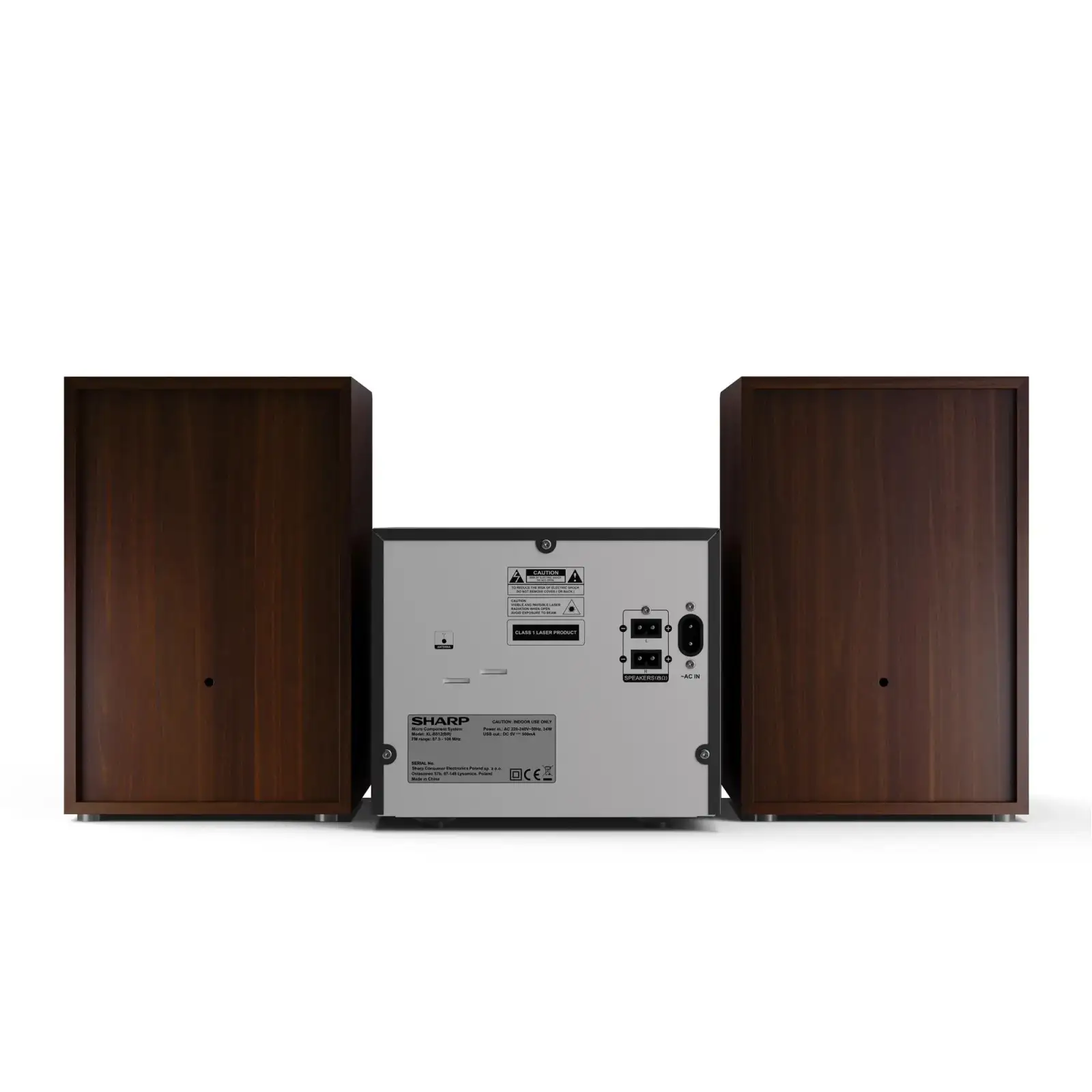 Микросистема Sharp Micro Sound System Brown (XL-B512(BR)) UA