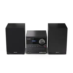 Микросистема Sharp Micro Sound System Black (XL-B517D(BK)) UA