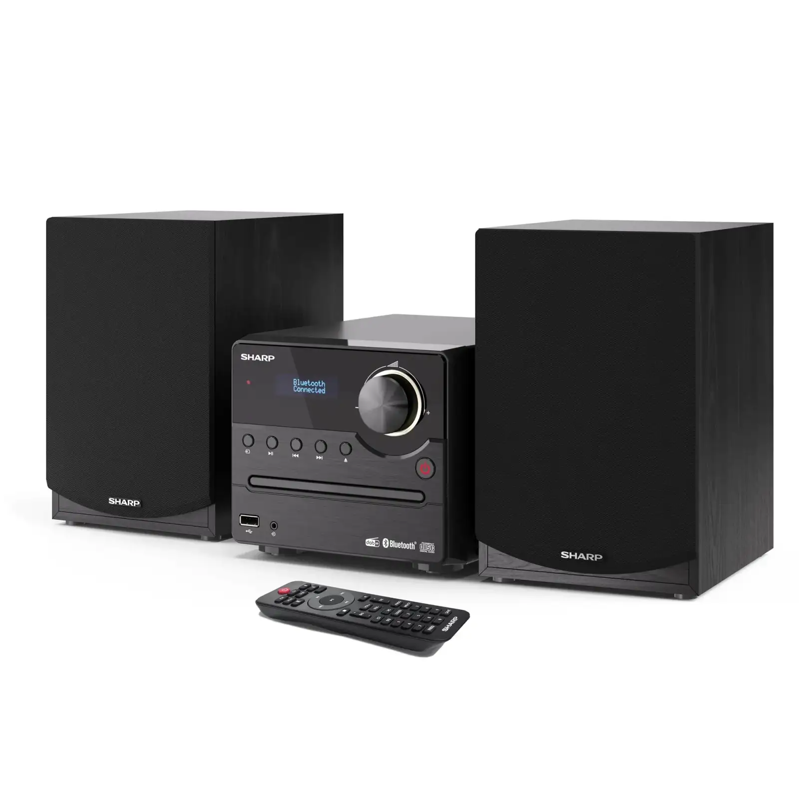 Микросистема Sharp Micro Sound System Black (XL-B517D(BK)) UA