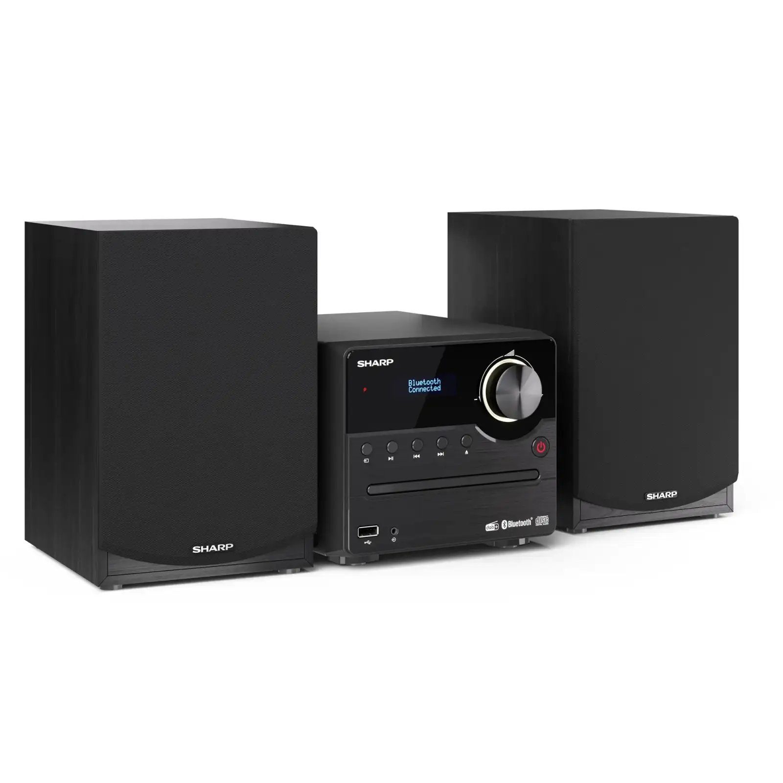 Микросистема Sharp Micro Sound System Black (XL-B517D(BK)) UA