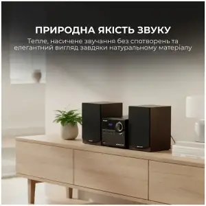 Микросистема Sharp Micro Sound System Brown (XL-B517D(BR)) UA