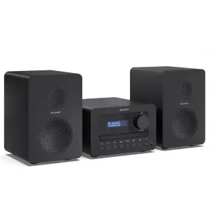Микросистема Sharp Micro Sound System Black (XL-B520D(BK)) UA