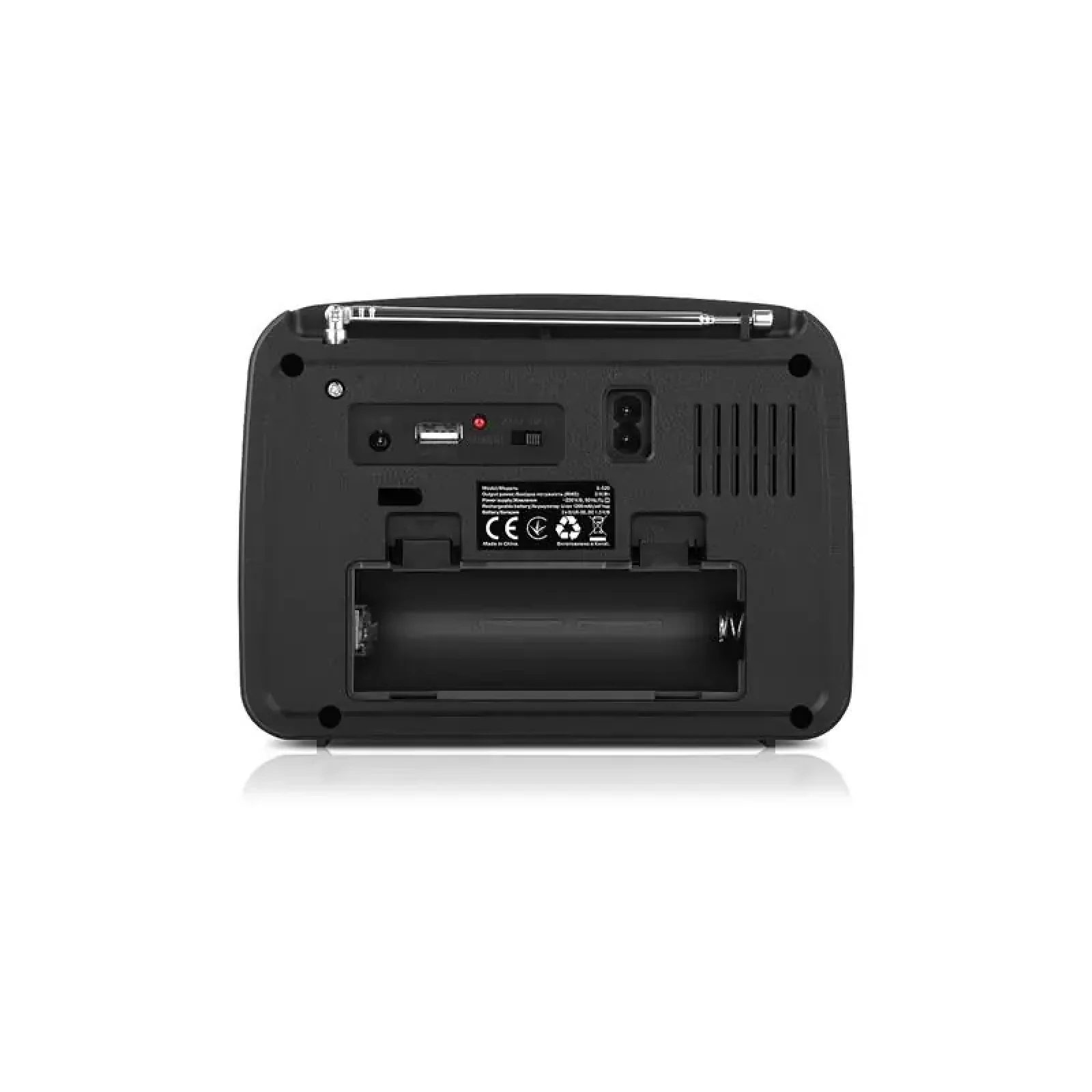 Радіоприймач REAL-EL X-520 Black UA