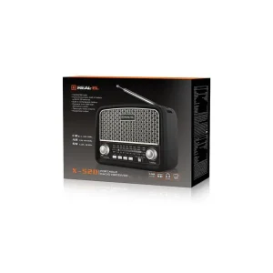 Радіоприймач REAL-EL X-520 Black UA