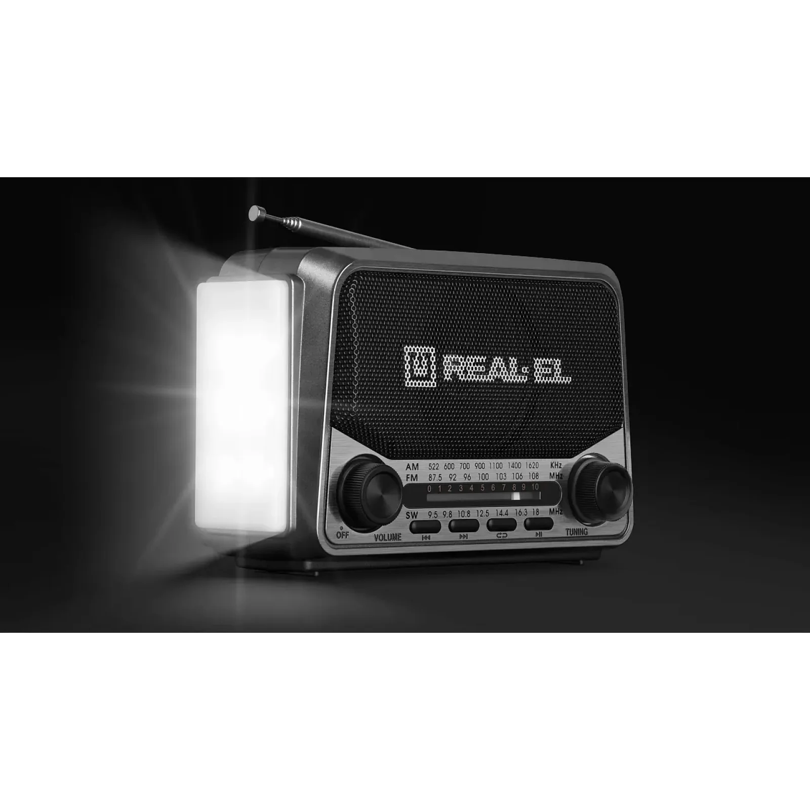 Радіоприймач REAL-EL X-525 Grey UA