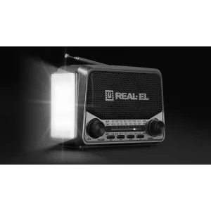 Радіоприймач REAL-EL X-525 Grey UA