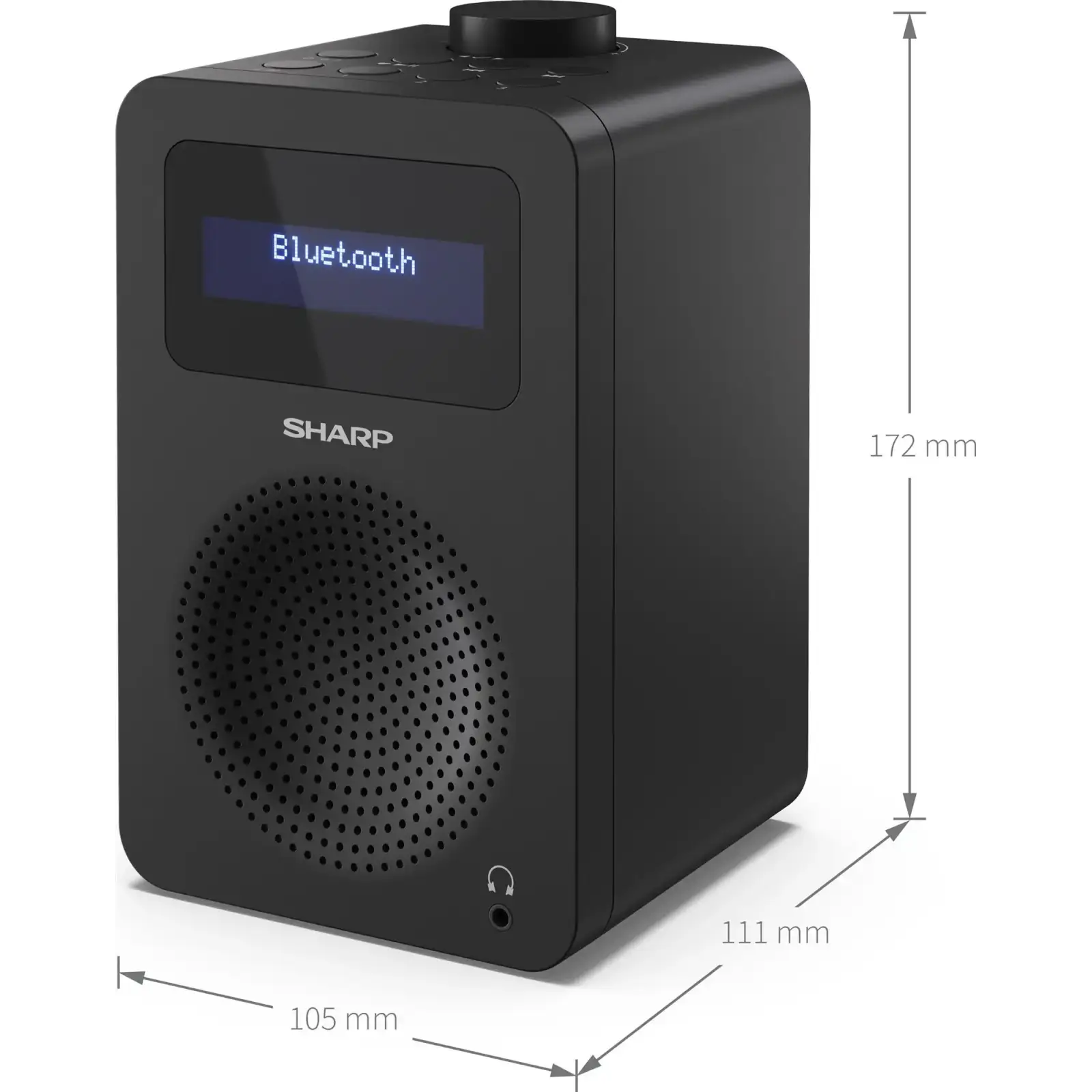 Радиоприемник Sharp DR430BK Black (DR-430(BK)) UA