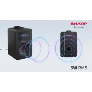 Радиоприемник Sharp DR430BK Black (DR-430(BK)) UA